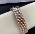 2023ロレックス デイデイト 時計コピー 40mm オリーブグリーン/ローマ文字盤 3255自動巻 M228345RBR-0011 (4)