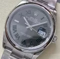 人気のブランドコピーロレックス デイトジャスト 36mm スレート ローマ 3235搭載 M126200-0018 (2)