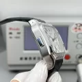 TW カルティエ新商品通販時計サントスW20090X8-1ダイヤモンドカスタムモデル (5)