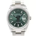 ロレックススーパーコピー時計デイトジャスト 36mm ミントグリーン 126200 (1)