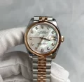 人気ロレックスデイトジャスト時計コピー31mm ホワイトシェル M278241-0026 (1)