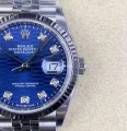 ロレックススーパーコピー デイトジャスト 36mm フルーM126234-0057テッドブルー (2)