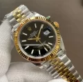 ロレックススーパーコピー時計 デイトジャスト 41mm ブラック 3235搭載 1263331 (2)