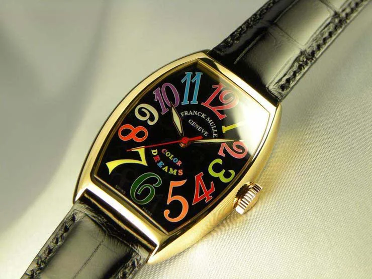FRANCK MULLER フランクミュラー 偽物時計 トノウカーベックス カラードリーム 5850COLDREAMS