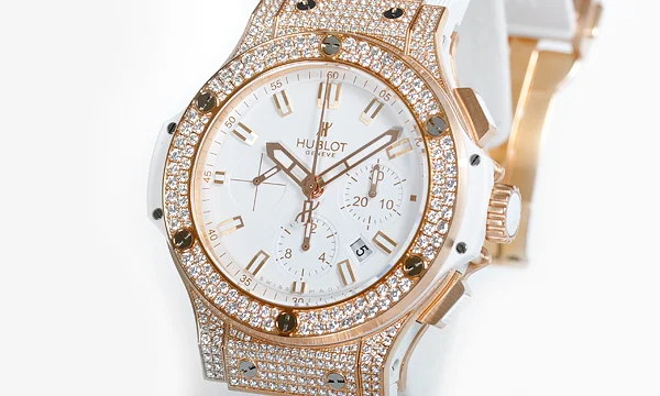 (HUBLOT)ウブロ コピー時計 ビッグバン エボリューション ゴールドダイヤモンド 301.PE.2180. RW.1704