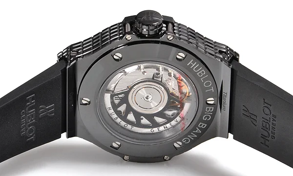 (HUBLOT)ウブロ 時計 コピー ビッグバン ブラックキャビア ブラックセラミック 346.CX.1800.RX