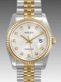 ROLEX デイトジャスト シルバー116233G 時計 コピー (4)
