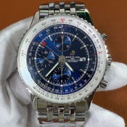 コピー時計ブライトリングN級品 ナビタイマー クロノグラフ GMT46 ブルー A24322121C2X1